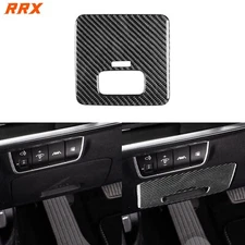 Real Carbon Fiber Driver Side Fuse Box Panel Cover Trim For Kia Stinger 2018-23