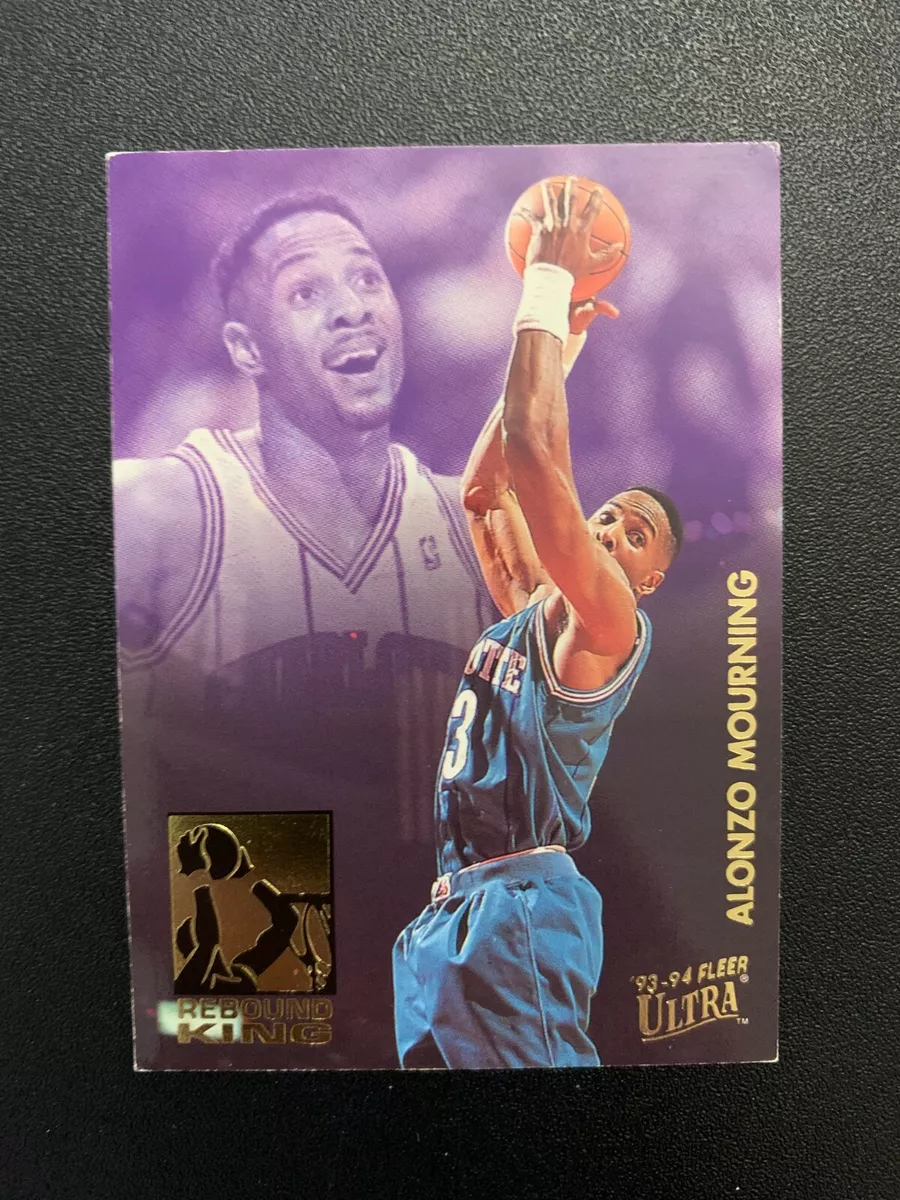 93-94 Fleer Ultra Alonzo Mourning Rebound King #5 of 10 Basketball