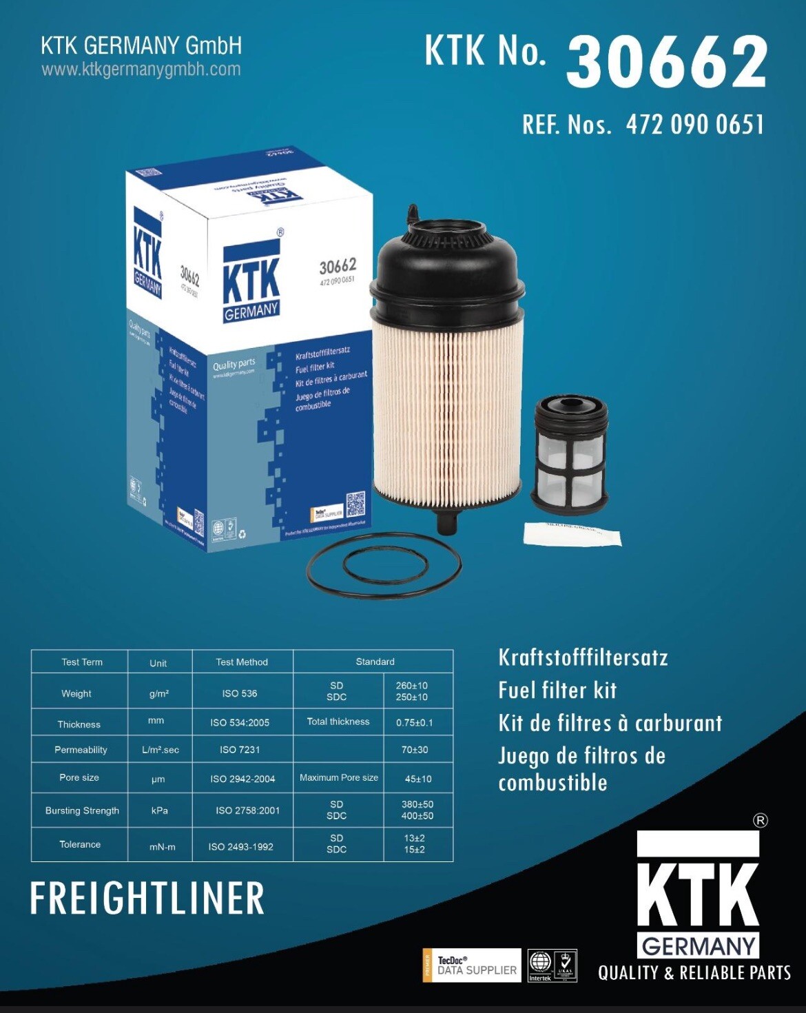 Kit Replacement For Dde A4700903151 - Ktk Germany