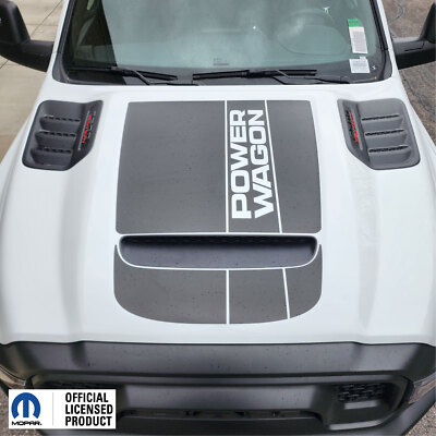 FITS 2023-2024 2500 POWER WAGON HOOD GRAPHICS VINYL DECALS STICKERS