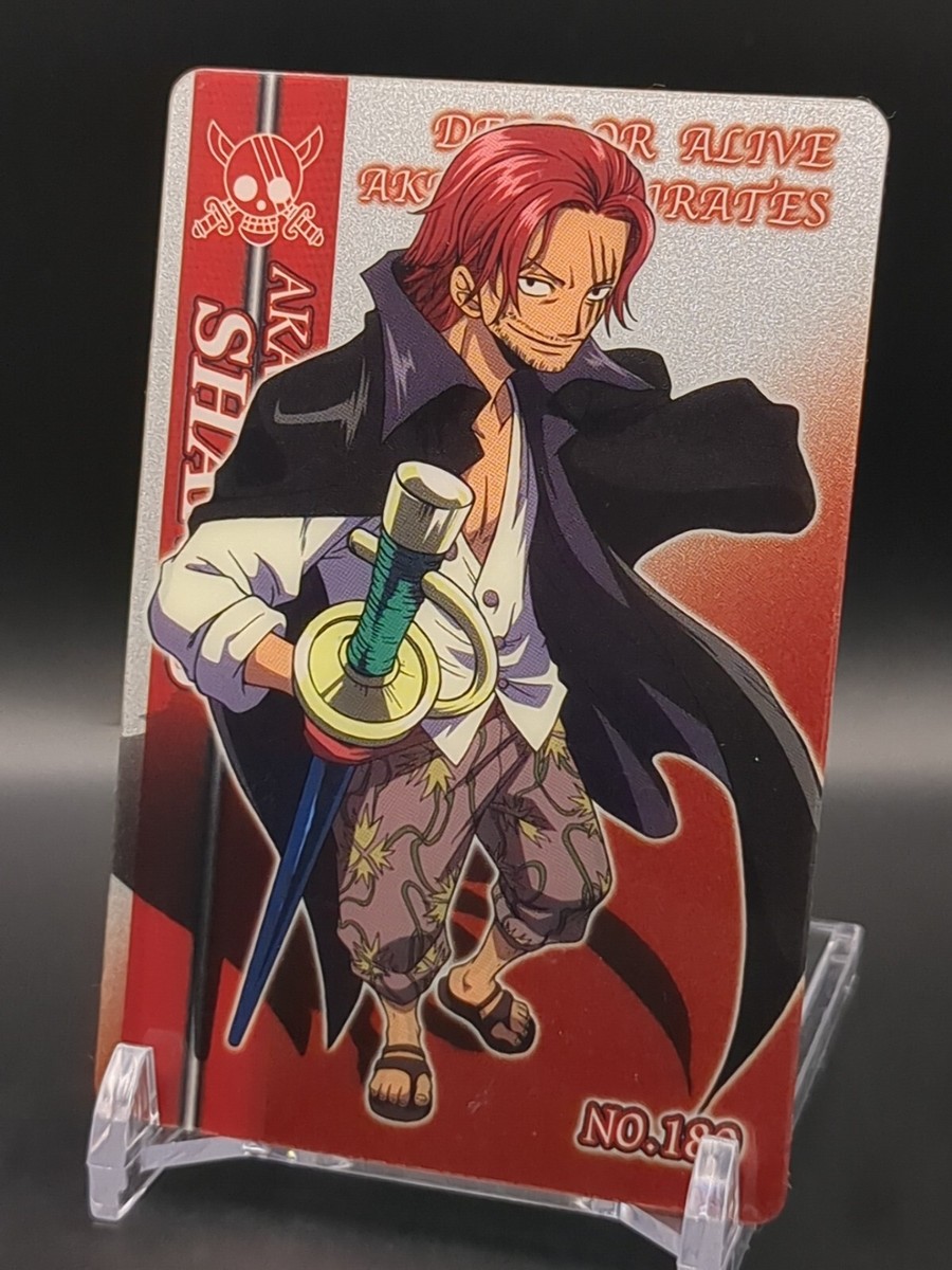 ワンピース トレーディングカード 2003年 Shanks No.180 One Piece King of Pirates Gummy Card BANDAI 2002