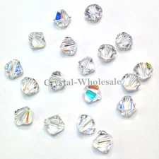 Swarovski 5328 XILION Bicone Beads Factory Pack CRYSTAL AB 001 AB *Pick Size QTY