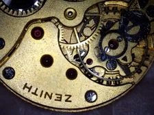 Zenith 12.4  Watch Movement Parts Only Supplied.  Drop Down Menu.