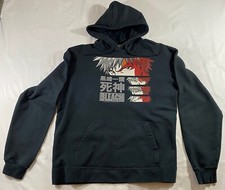 Bleach Anime Ichigo Kurosaki Multiple Eyes Men's XL Hooded Sweatshirt Port  Co.