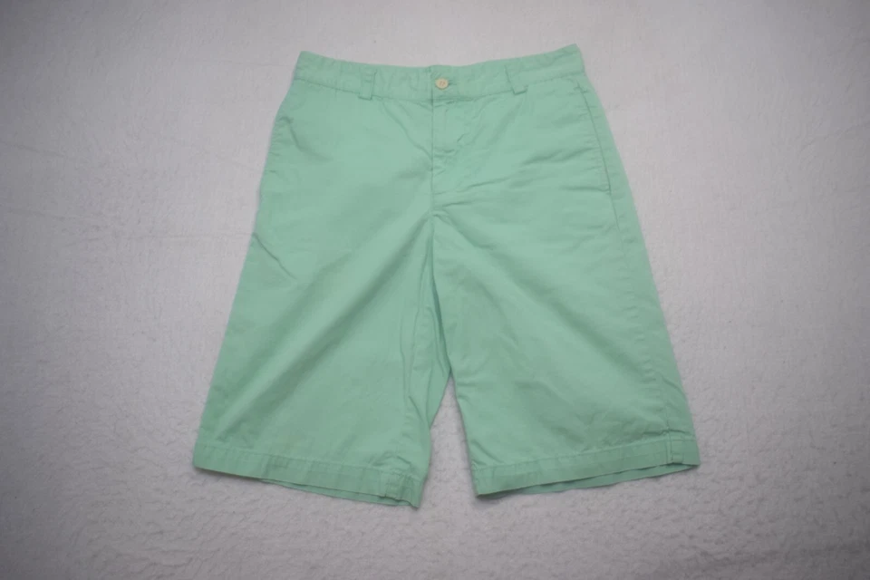 Vineyard Vines Whale Club shorts Teal Cotton Twill Boys Size 16 x 11" - Image 2 of 4