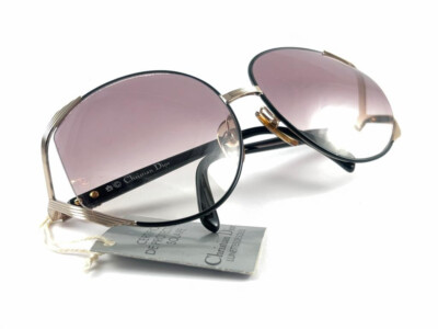 ChristianDior クリスチャンディオール 2250 ヴィンテージ VINTAGE CHRISTIAN DIOR 2250 WHITE / SILVER OVERSIZED SUNGLASSES