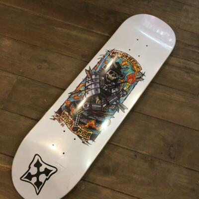 H-STREET Skateboard Deck ADDISON TAYLOR Skull 8,5 en inutilisé