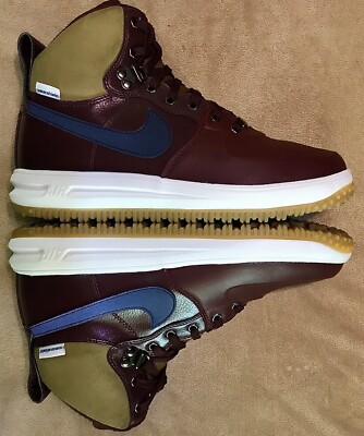  NIKE LUNAR FORCE 1 SNEAKERBOOT BARKROOT BROWN/BLACK Mens 8.5 6544881 200, RARE