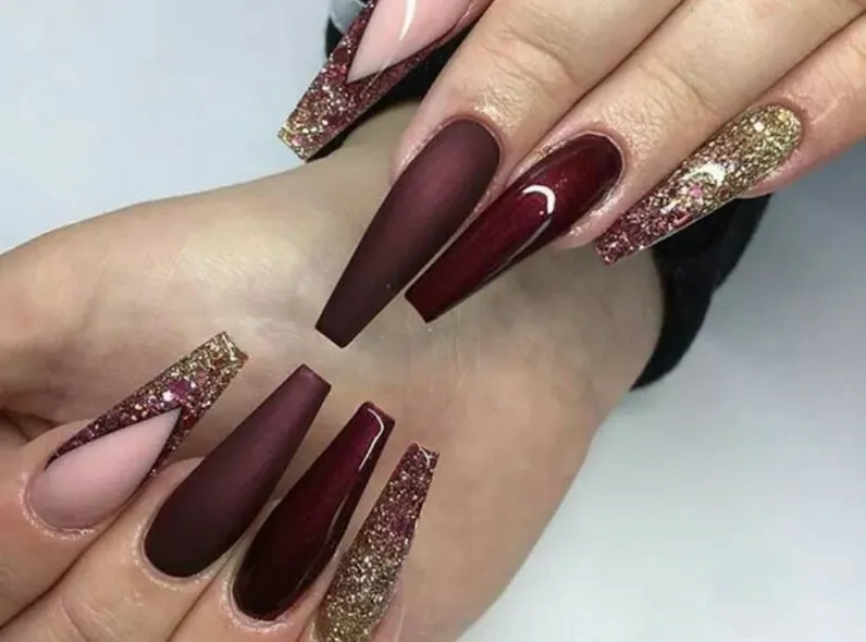 50+ Burgundy Nail Ideas for 2023 - Nerd About Town