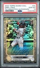2022 Topps Gilded - Gold Etch Autographs #GEA-OC Oneil Cruz /99 PSA 10 *read des