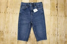 BDG Urban Outfitters Womens 25 Pine High Waist Skinny Cut Off Bike Shorts Denim