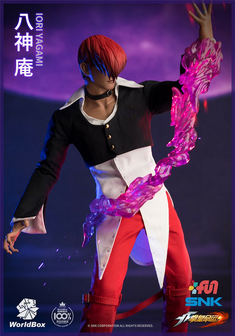 WorldBox 1/6 Man Action Figure KF099 Iori Yagami The King Of Fighters Standard