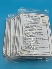 Wedding table WE TIED THE KNOT CARDS FOR PHOTO TAKING. NO CAMERAS INCLUDED 7PKGS