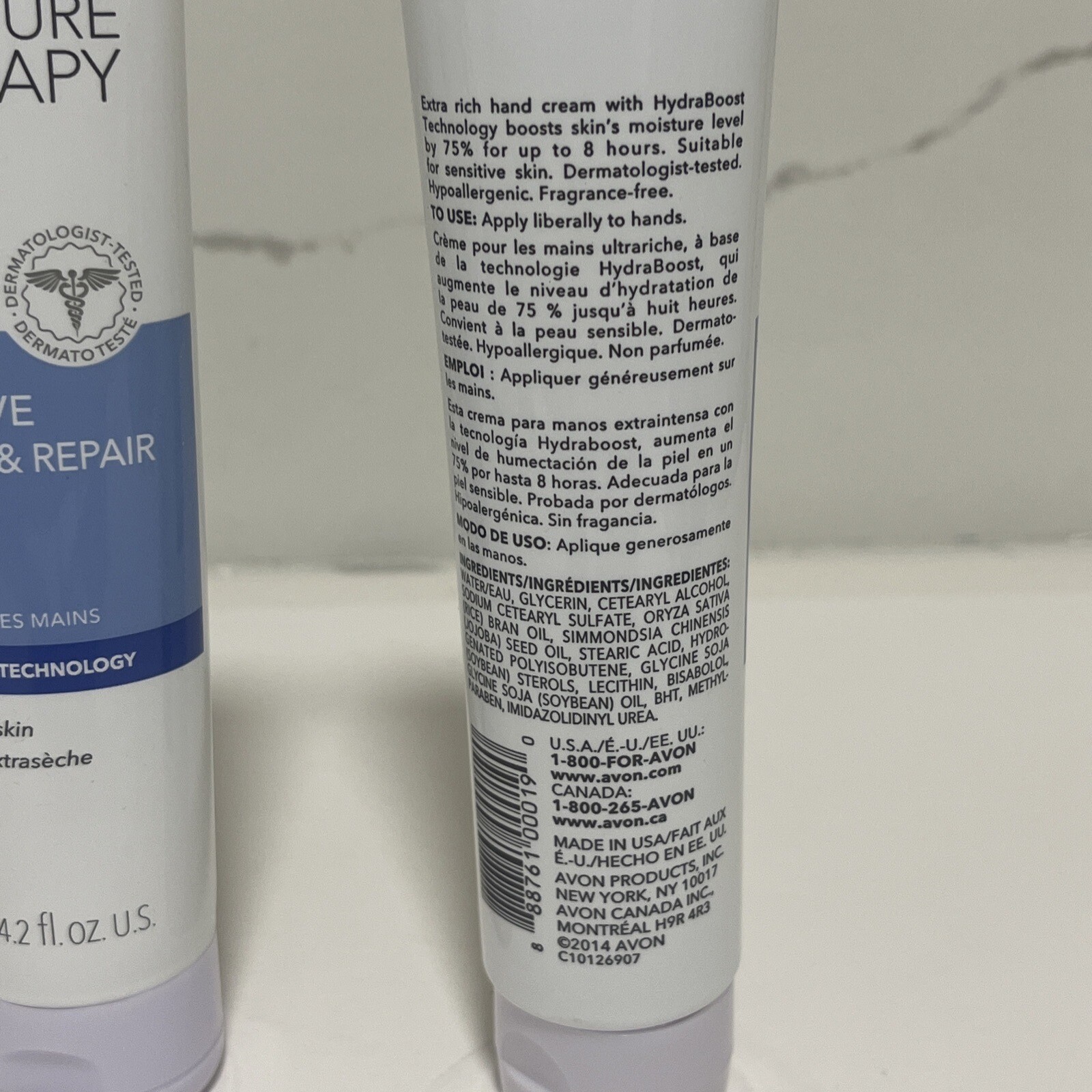 (3) Avon Moisture Therapy Intensive Healing & Repair Hand Cream (LOT OF 3)