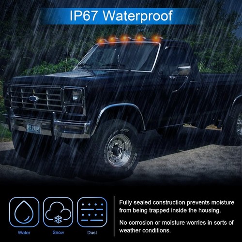 Luce di marcia tetto cabina led compatibile con serie F150 F250 F350 F 1984-1997 - Foto 3 di 8