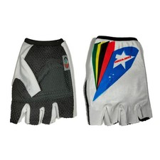 Guanti Ciclismo Bianco Bicicletta Da Corsa MTB Spinning Estivi Iride Lucca Promo