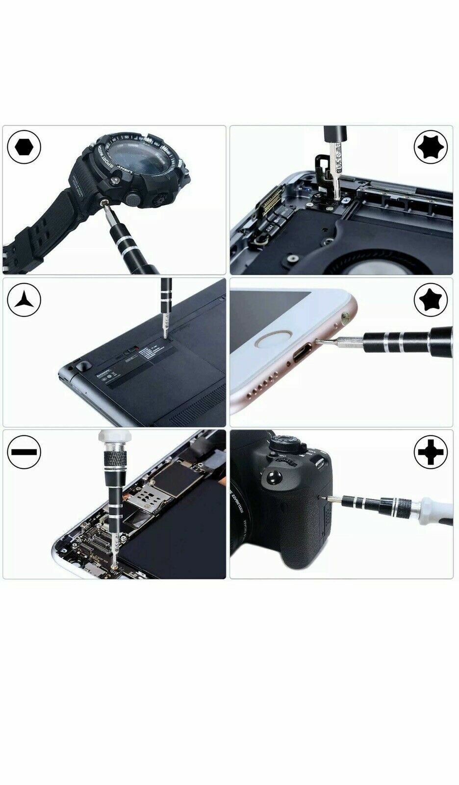 117PC Screwdriver Repair Tool Kit For Lenovo Acer Dell Sony Vaio HP