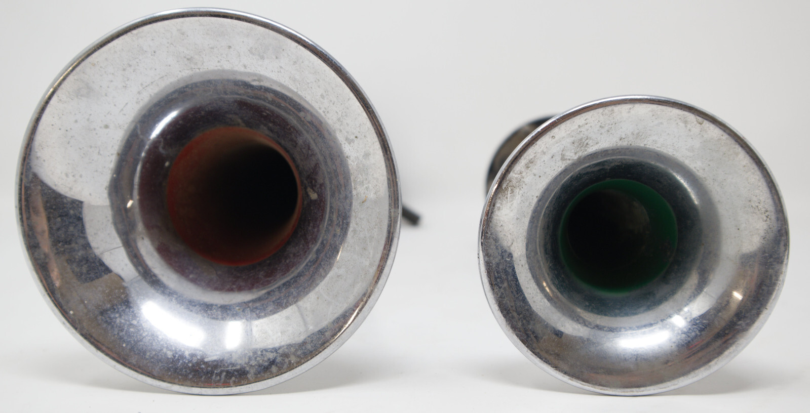 Marchal TP AV TPAV 253 vintage chrome air horn pair set Ferrari Maserati