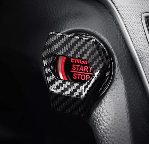 Car  Engine Start Stop Push Button Switch Cover Trim Accessories 1