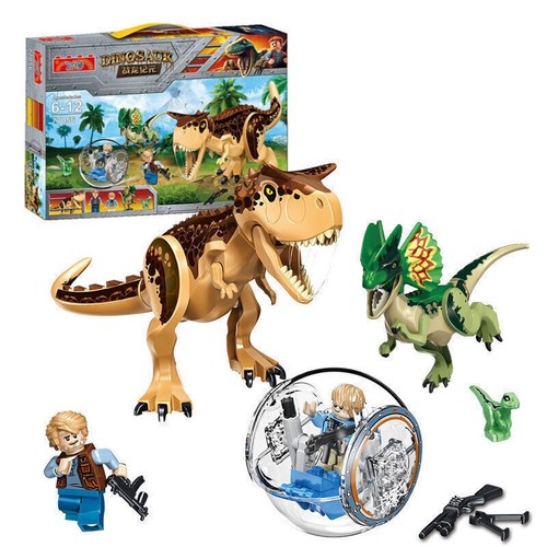 Jurassic Indominus T-Rex Dinosaurier Gyrosphere Minifigur Spielzeug Geschenk~ - Bild 12 von 15