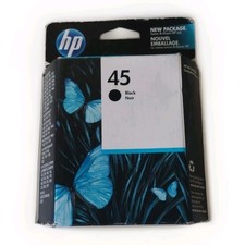 HP 45 51645A Black Ink Cartridge for Deskjet- New Old Stock