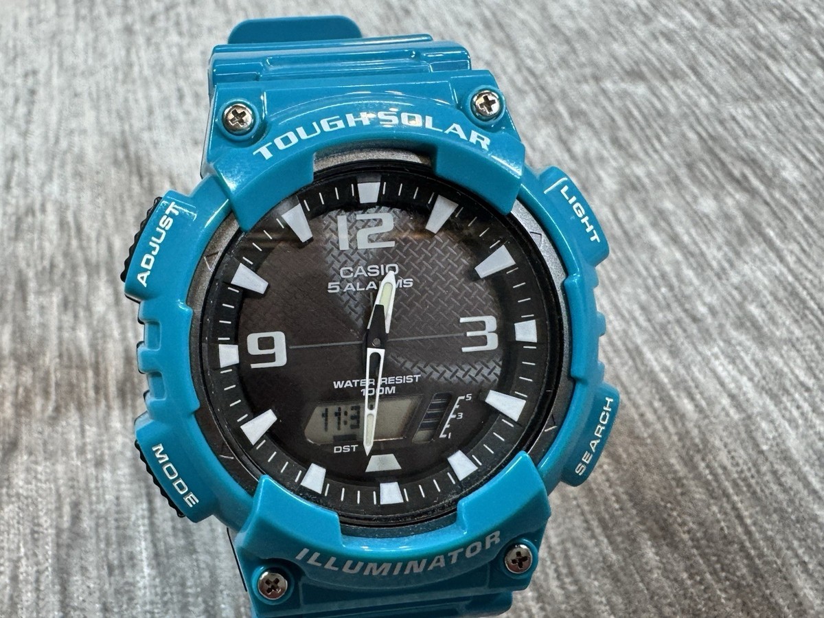 Casio Tough Solar illuminator Sports Watch AQ-S810W 5208 Blue 