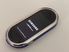 Samsung GT-M7603 - Beats - Vintage cell phone Limited silver on blue color
