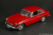 MGB GT COUPE MK II 1969 AUTOART 76601 MG RED 1/18 MILLENNIUM Displayed w. Box US