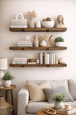 wooden shelves on the wall floating shelves rustic & bespoke sizes