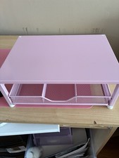 Gugsey Small Pink Laptop Stand with Adjustable Height