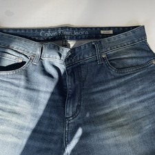 Calvin Klein Mens Jeans Slim Straight Fit Size 34-30