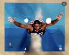 Lebron James Signed Autograph 16x20 UDA Chalk toss Authenticated Cavs King James