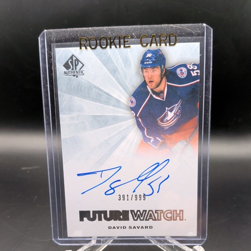David Savard [Autograph] #263 2011 SP Authentic card