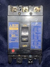 ⚡️⚡️🔥🔥30 amp 3 Pole Mitsubishi No Fuse Breaker NF30-SS 600v🔥🔥⚡️⚡️
