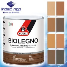 Boero Biolegno impregnante protettivo legno per interno esterno Lt. 0,75 - 2,50