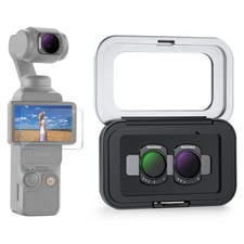 NEEWER Variable ND Filter Set DJI Osmo Pocket 3/4, ND2-512 Magnetic, Multicoated