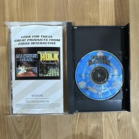 Eidos Interactive Tomb Raider Sega Saturn NTSC-U/C 1996 Manual Included