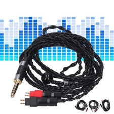 Double Needle 8 Core Balanced OCC Silver Plated Cable for