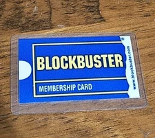 2000 Issue Y2K Vintage Blockbuster Membership Card Laminated