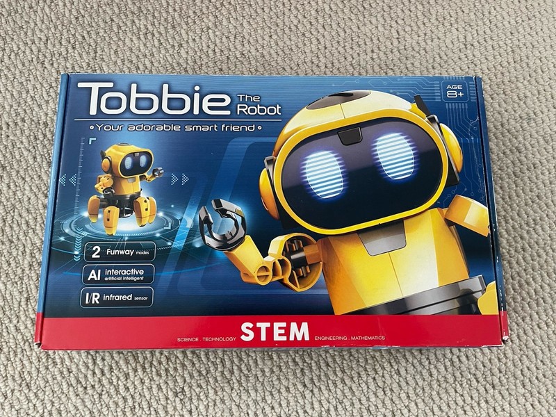 Tobbie The Robot Buildable Model Kit Stem Toy Build Your Own Robot Age 8 Plus
