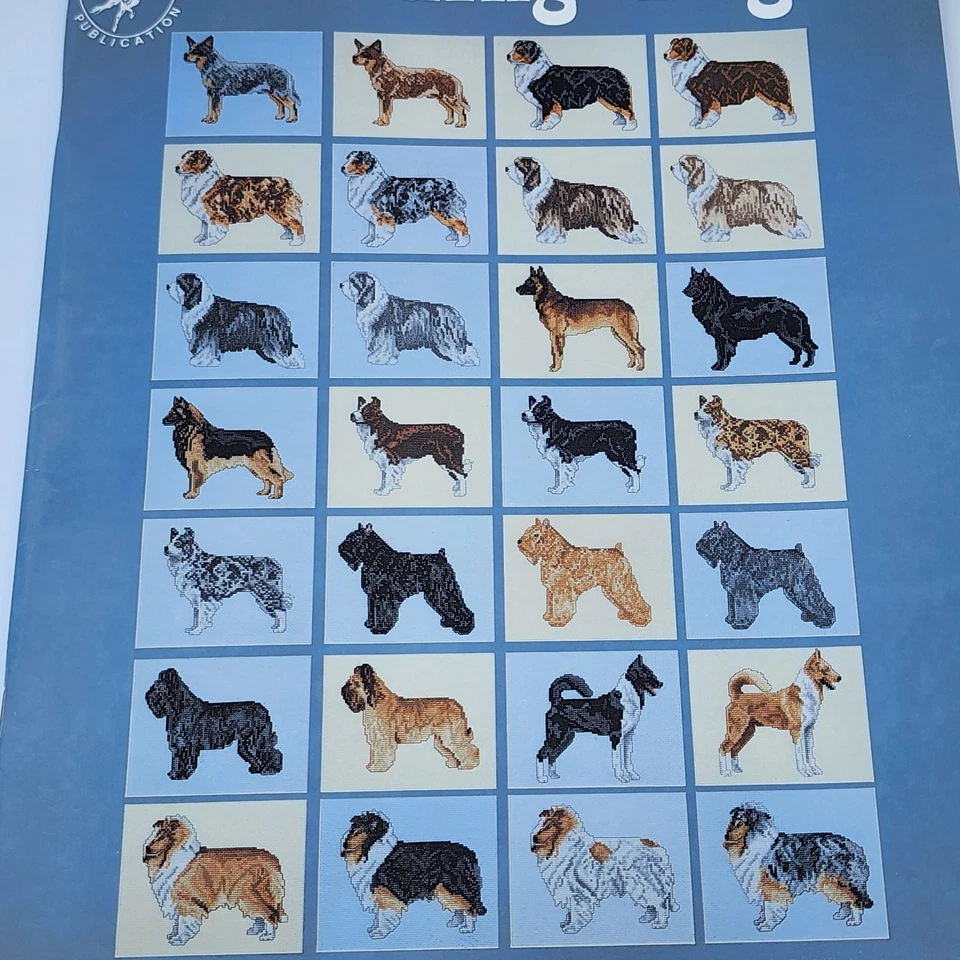Stephanie's Herding Dogs Cross Stitch Chart Collection Book #220 New !  - Image 2 of 4