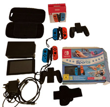 Nintendo Switch 1 console Bundle with second set of controllers and carrier case