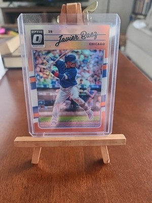 2017 Panini Donruss Optic - Javier Báez #82 Orange Prizm /199