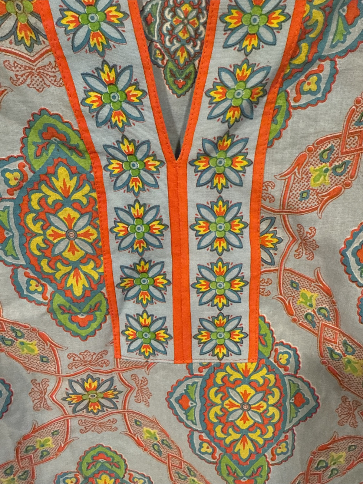 Gretchen Scott Split Neck Patterned Tunic, Small,… - image 4