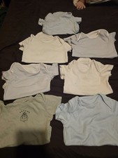 7x Baby Boy Vests 12-18m