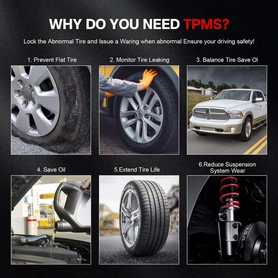 4x Sensor de Monitoramento de Pressão dos Pneus TPMS 433MHz Para BMW 3/5/6/7series 36106856227 - Imagem 4 de 4