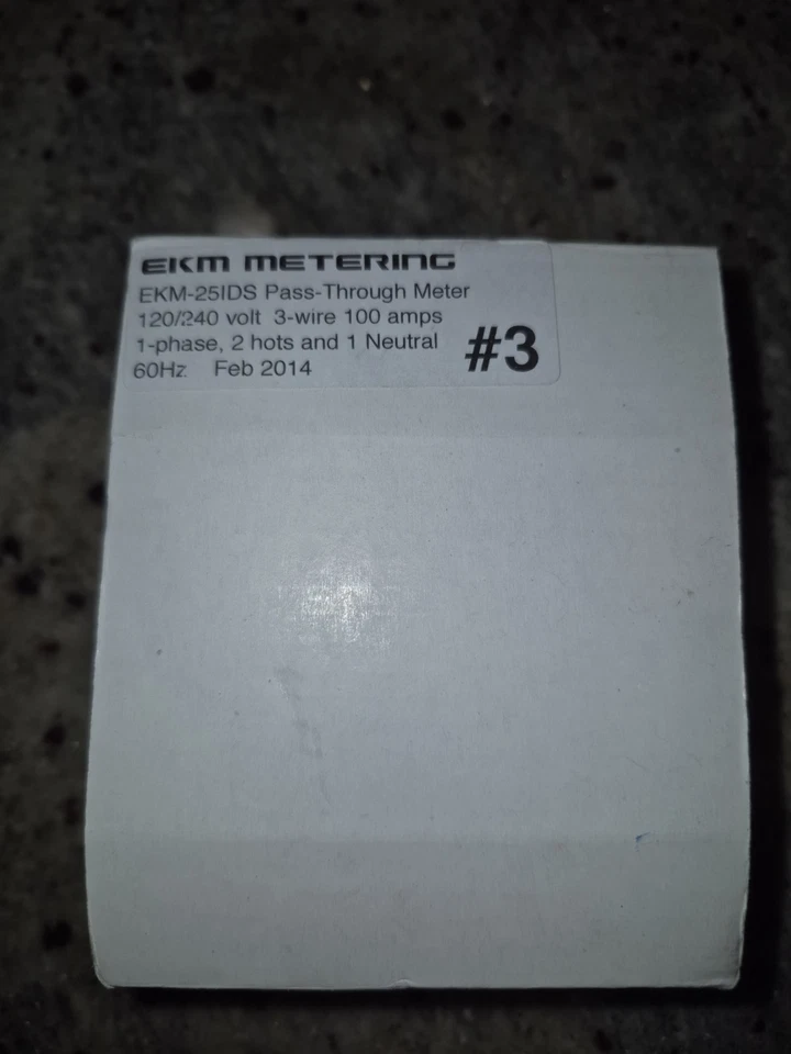 EKM Metering Ekm-25IDS Pass Through Meter - Image 3 of 3