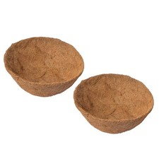 JOEN 16 Inch Round Coco Liners for Hanging Basket  2Pieces of Pack  