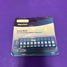 Raychem Wire Marker Dispenser Pre Printed Wire Marker Dispenser 0-9 Rolls discon