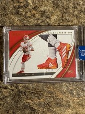 2022 Immaculate Cleat Impressions Patrick Mahomes Chiefs SSP /22